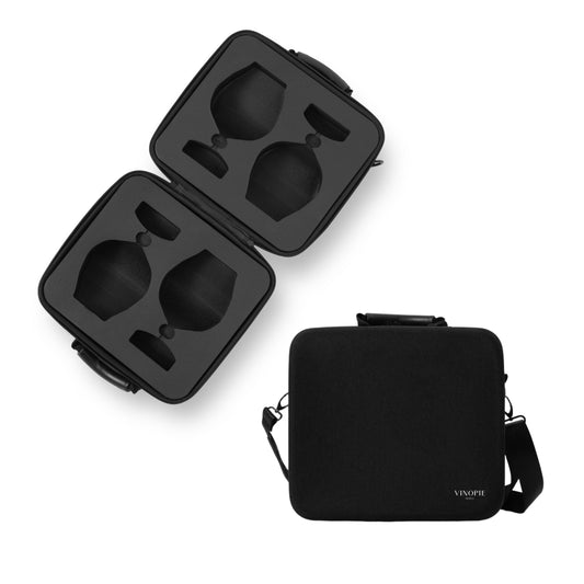 [Kimura] Woven Hardshell 2pcs Wine Glass Case