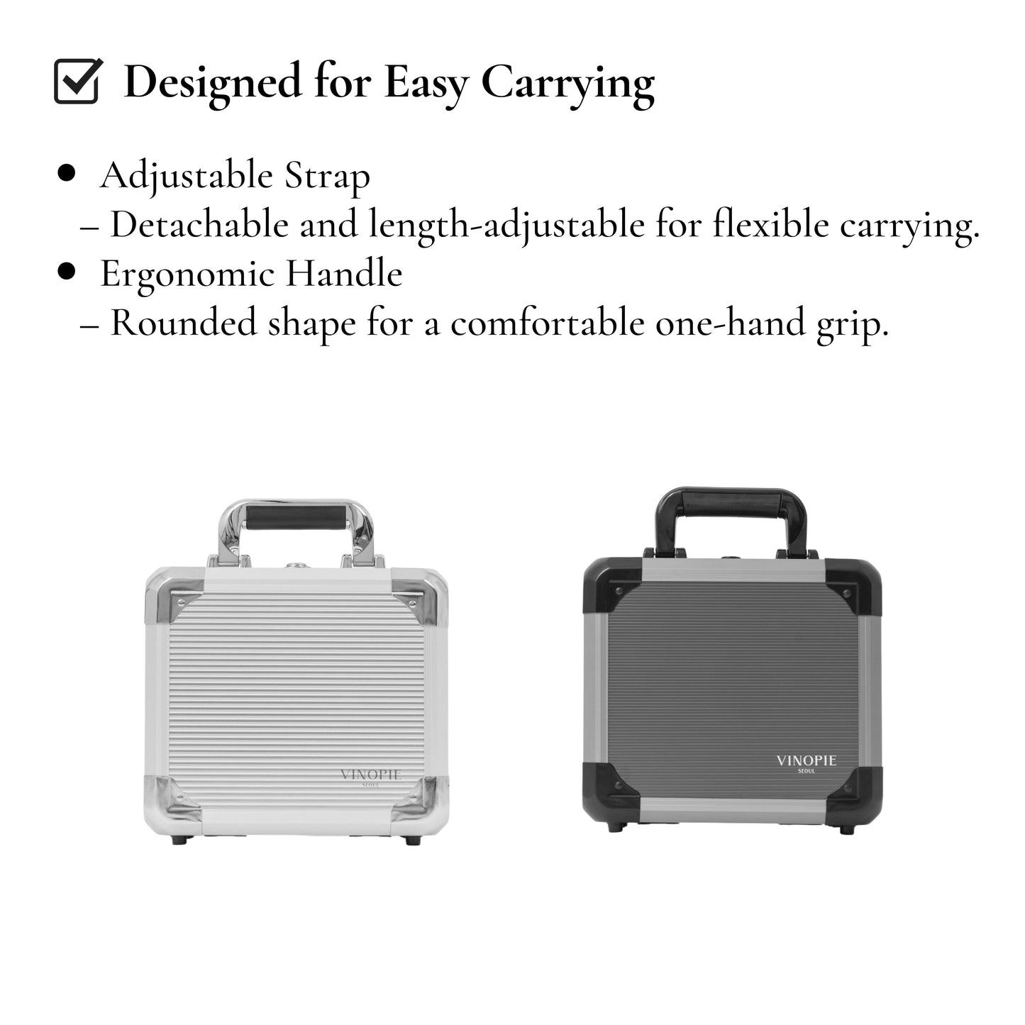 [Kimura] Aluminum Mini 2pcs Wine Glass Case