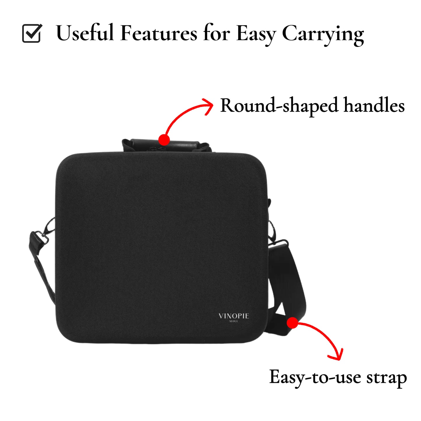 [Kimura] Woven Hardshell 2pcs Wine Glass Case