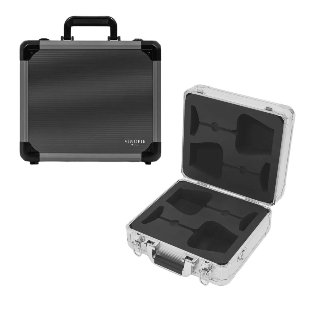 [Zieher] Aluminum 2pcs Wine Glass Case