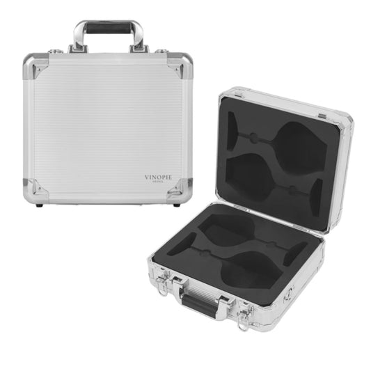 [Sydonios] Aluminum 2pcs Wine Glass Case