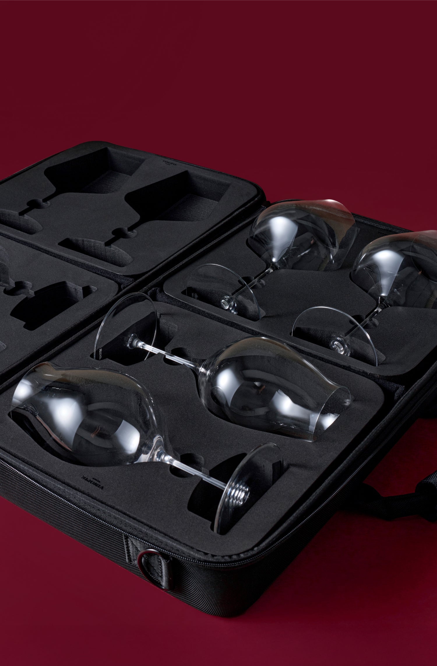 Wine Glass Case 2PCS Foam Inserts
