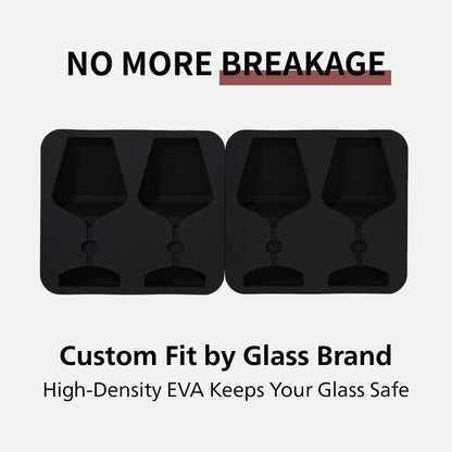 [Zalto] Aluminum 2pcs Wine Glass Case