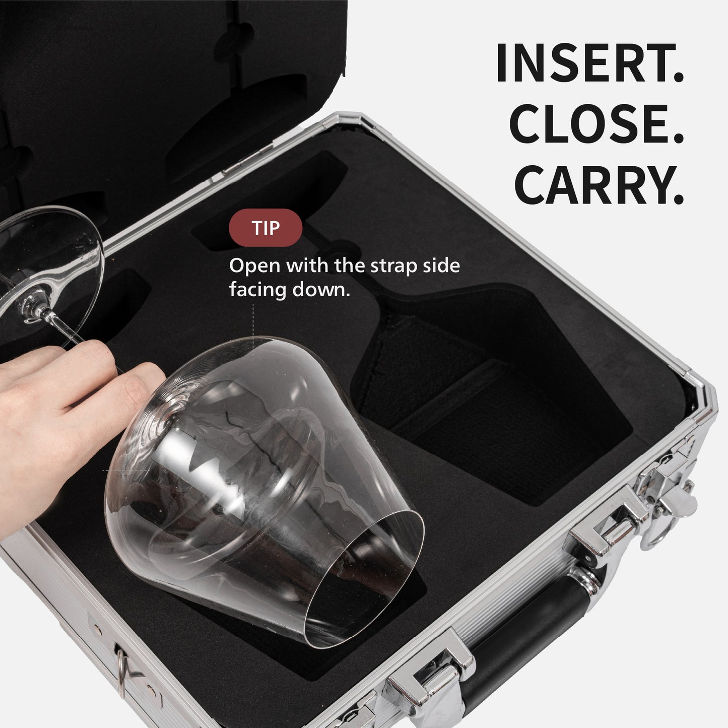 [Josephine] Aluminum Hardshell 2pcs Case