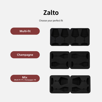 [Zalto] Aluminum 2pcs Wine Glass Case