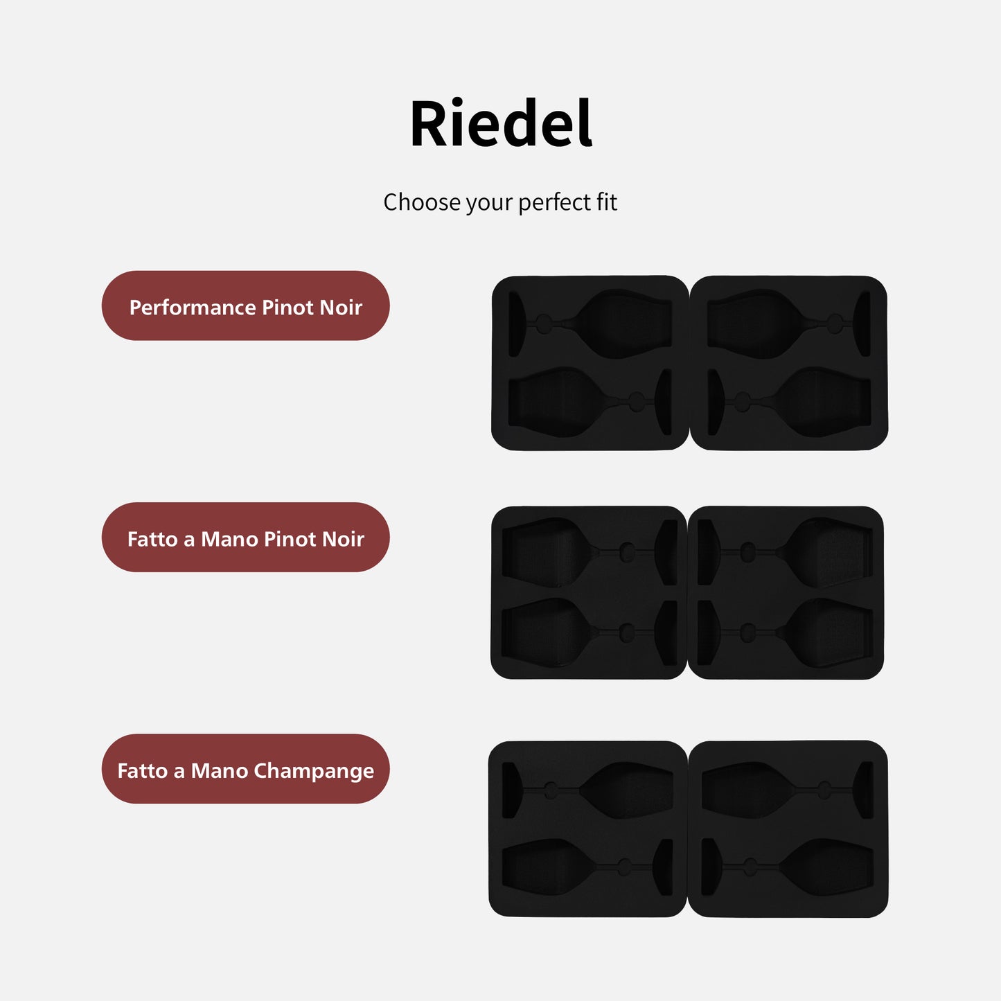 [Riedel] Aluminum Hardshell 2pcs Case