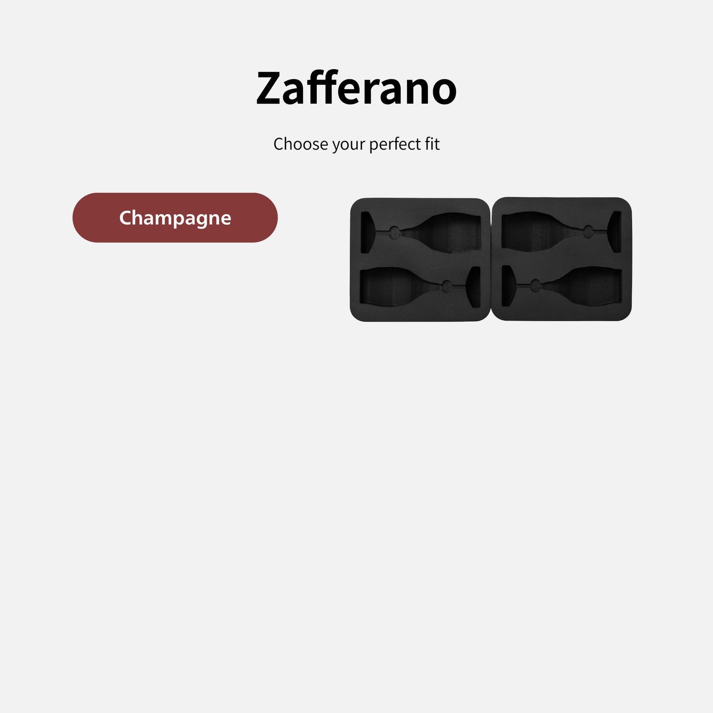 [Zafferano] Aluminum Hardshell 2pcs Case