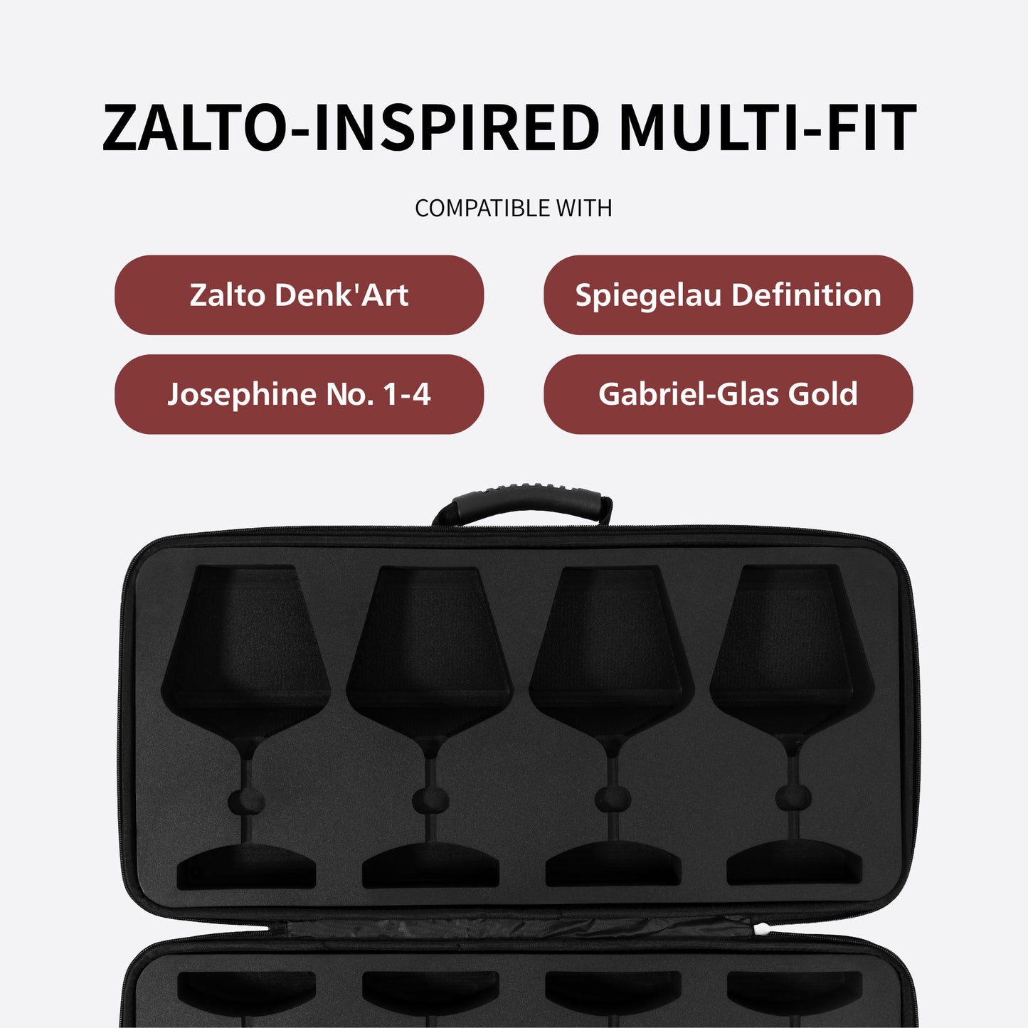 [Zalto] Woven Hardshell 4pcs Case