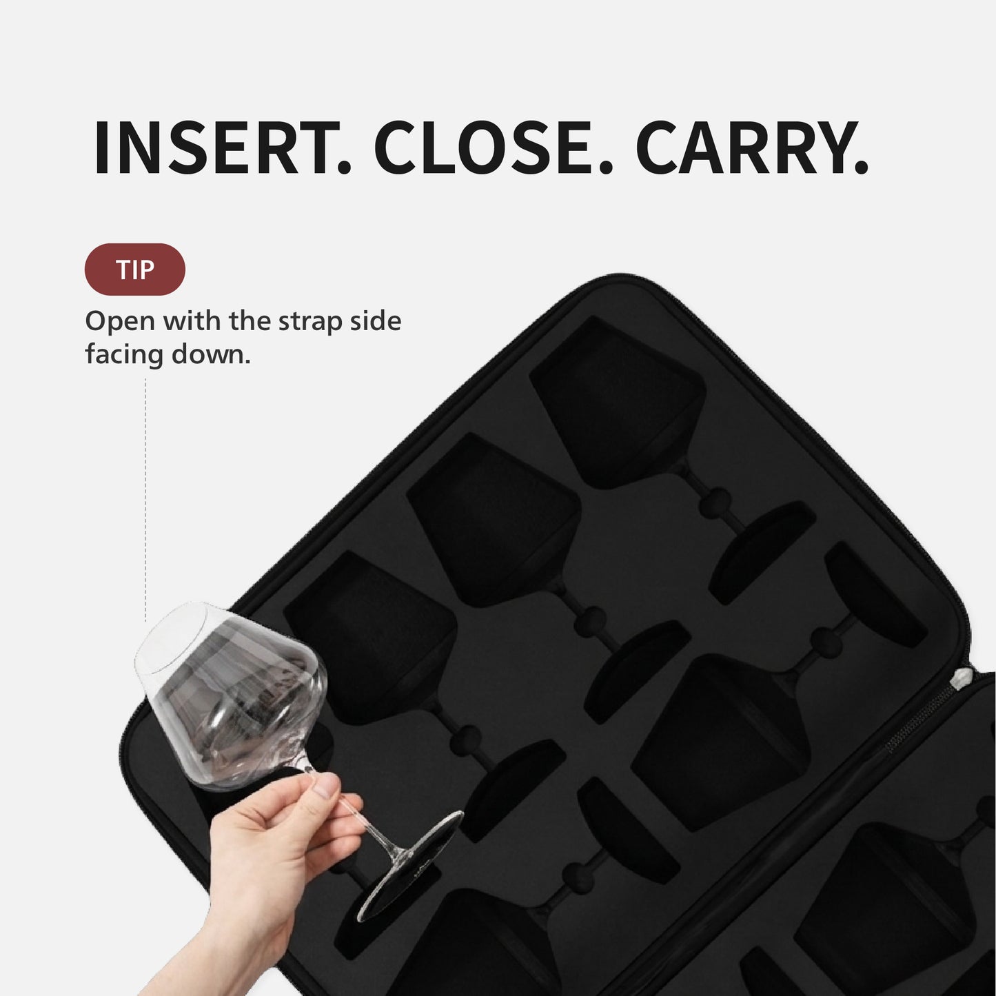 [Zalto] Woven Hardshell 6pcs Case