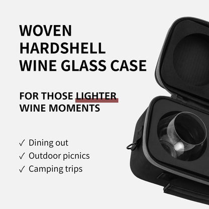 [Riedel] Woven Hardshell Stemless 2pcs Case