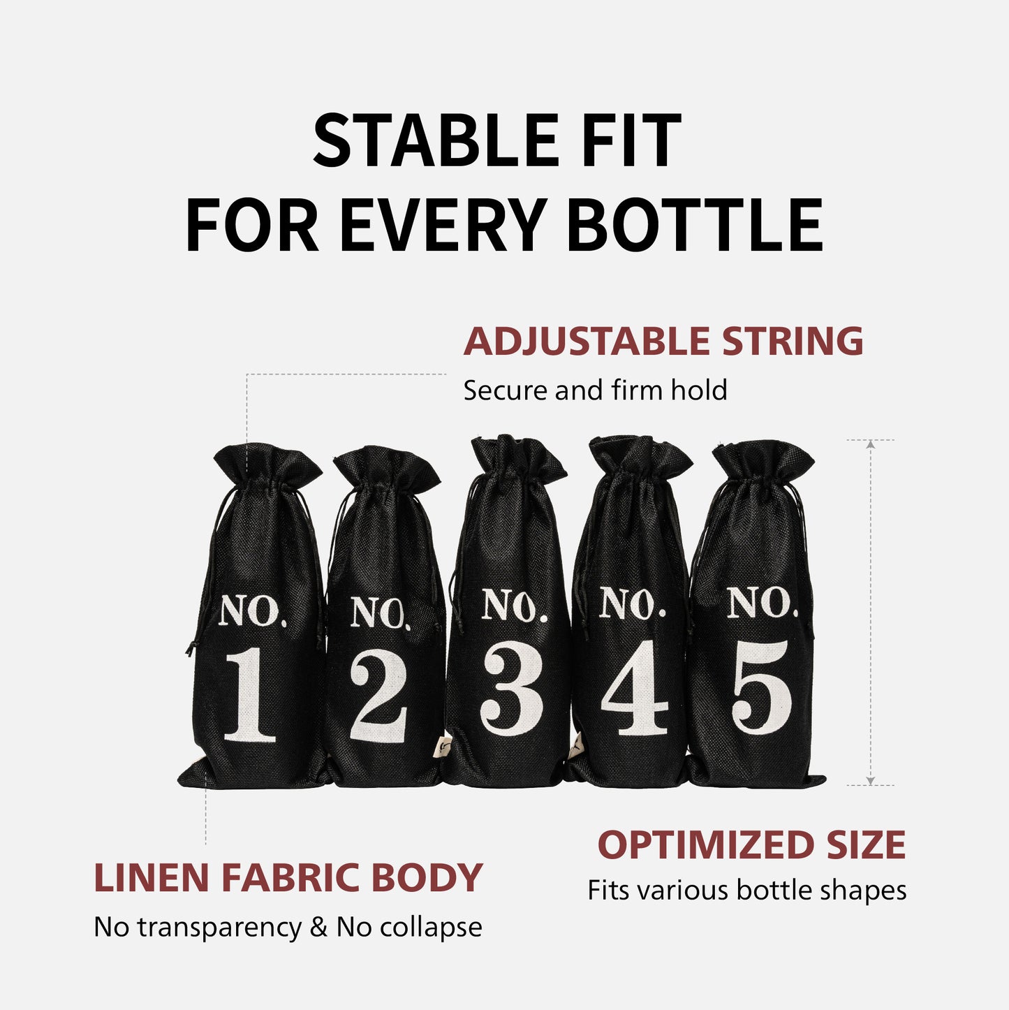 Blind Tasting Cover (Numbered, 10 pcs)