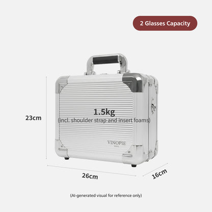 [Kimura] Aluminum Hardshell 2pcs Mini Case