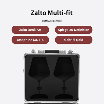 [Zalto] Aluminum 2pcs Wine Glass Case
