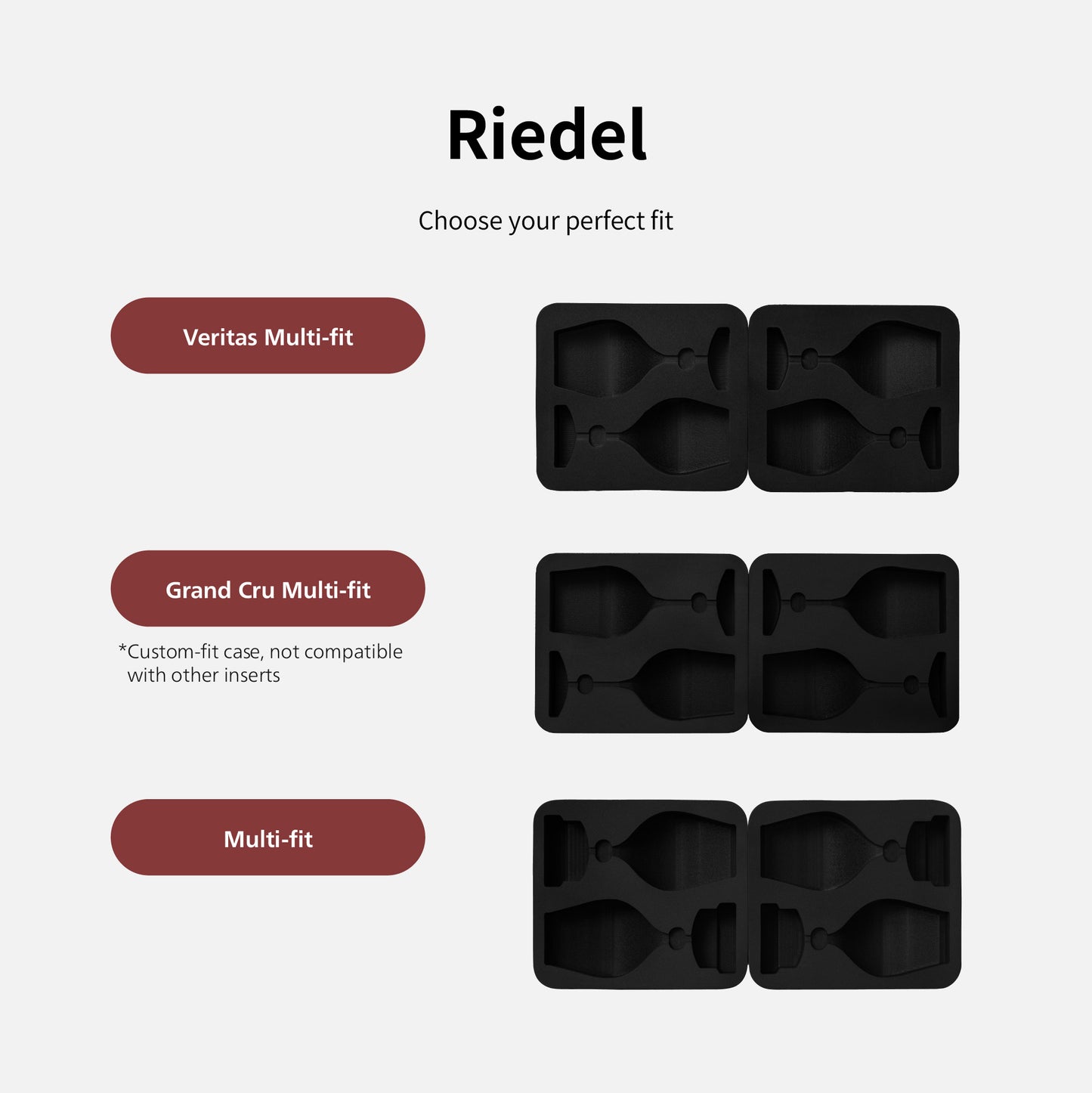 [Riedel] Aluminum Hardshell 2pcs Case
