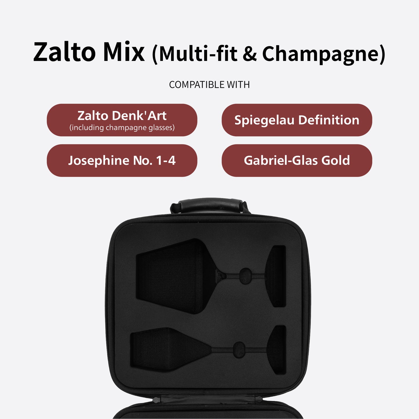 [Zalto] Woven Hardshell 2pcs Case