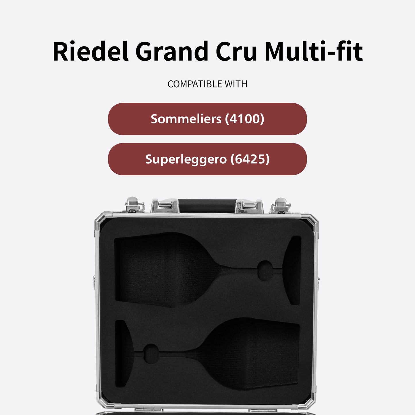 [Riedel] Aluminum Hardshell 2pcs Case