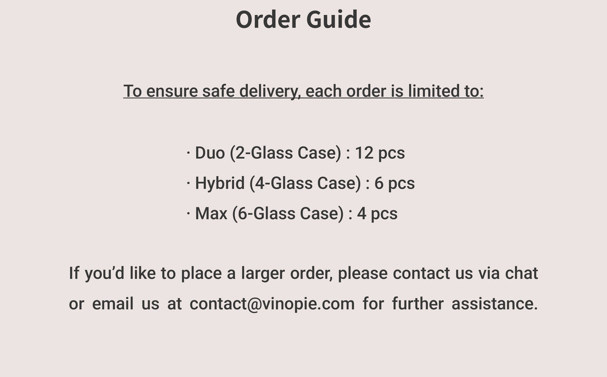 Wine Glass Case 6PCS Foam Inserts