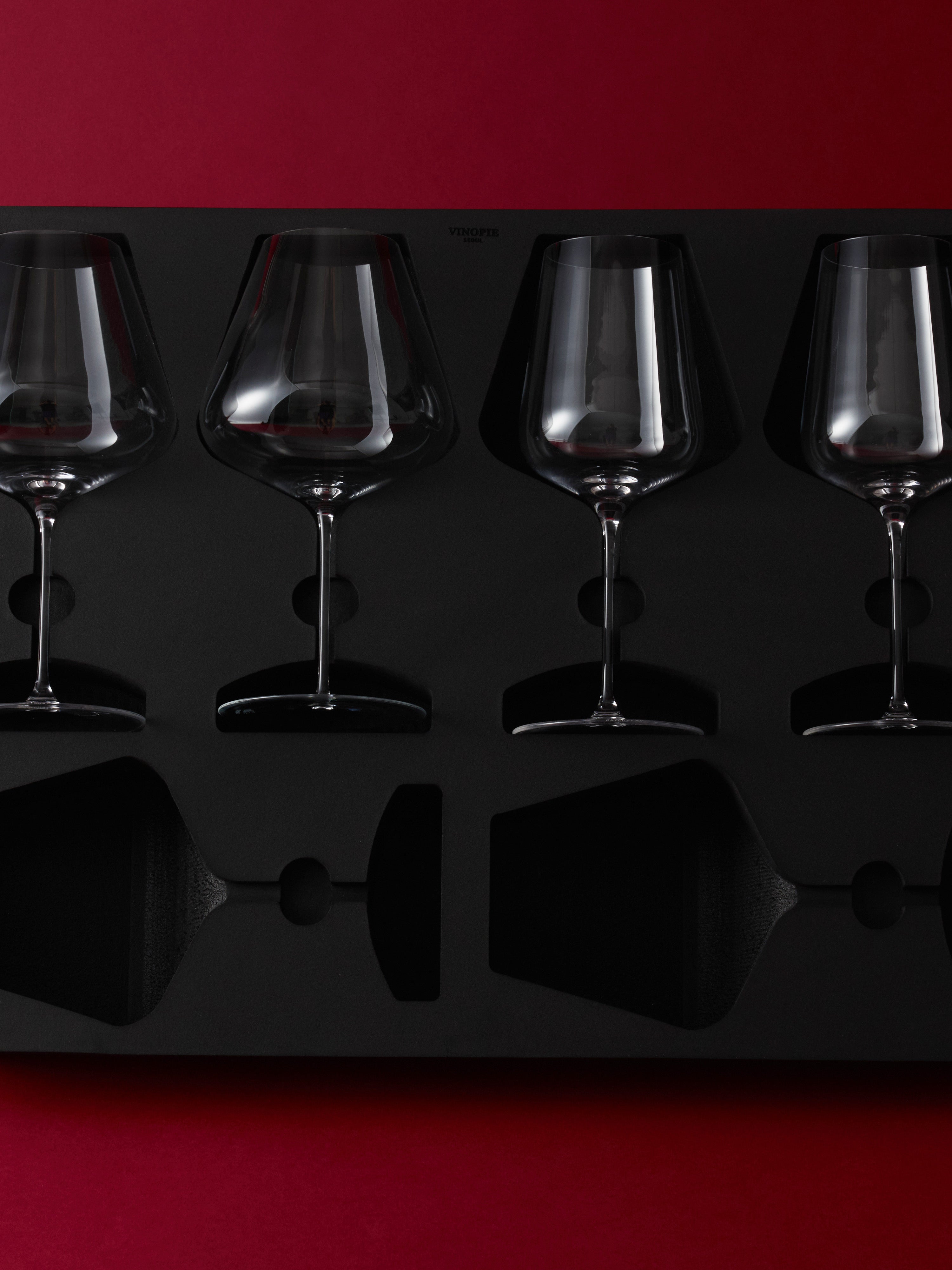 Wine Glass Case 6PCS Foam Inserts