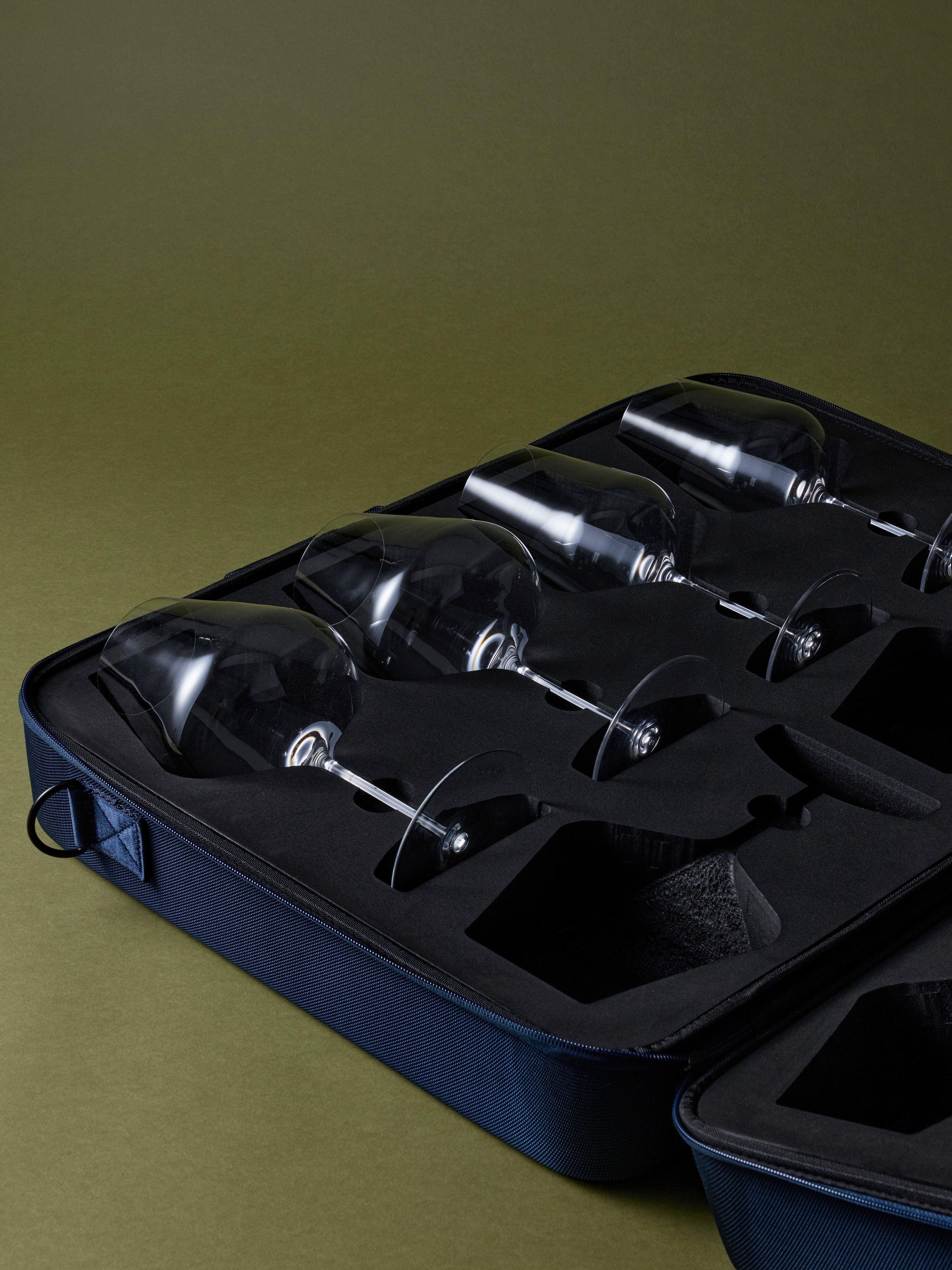 Wine Glass Case 6PCS Foam Inserts