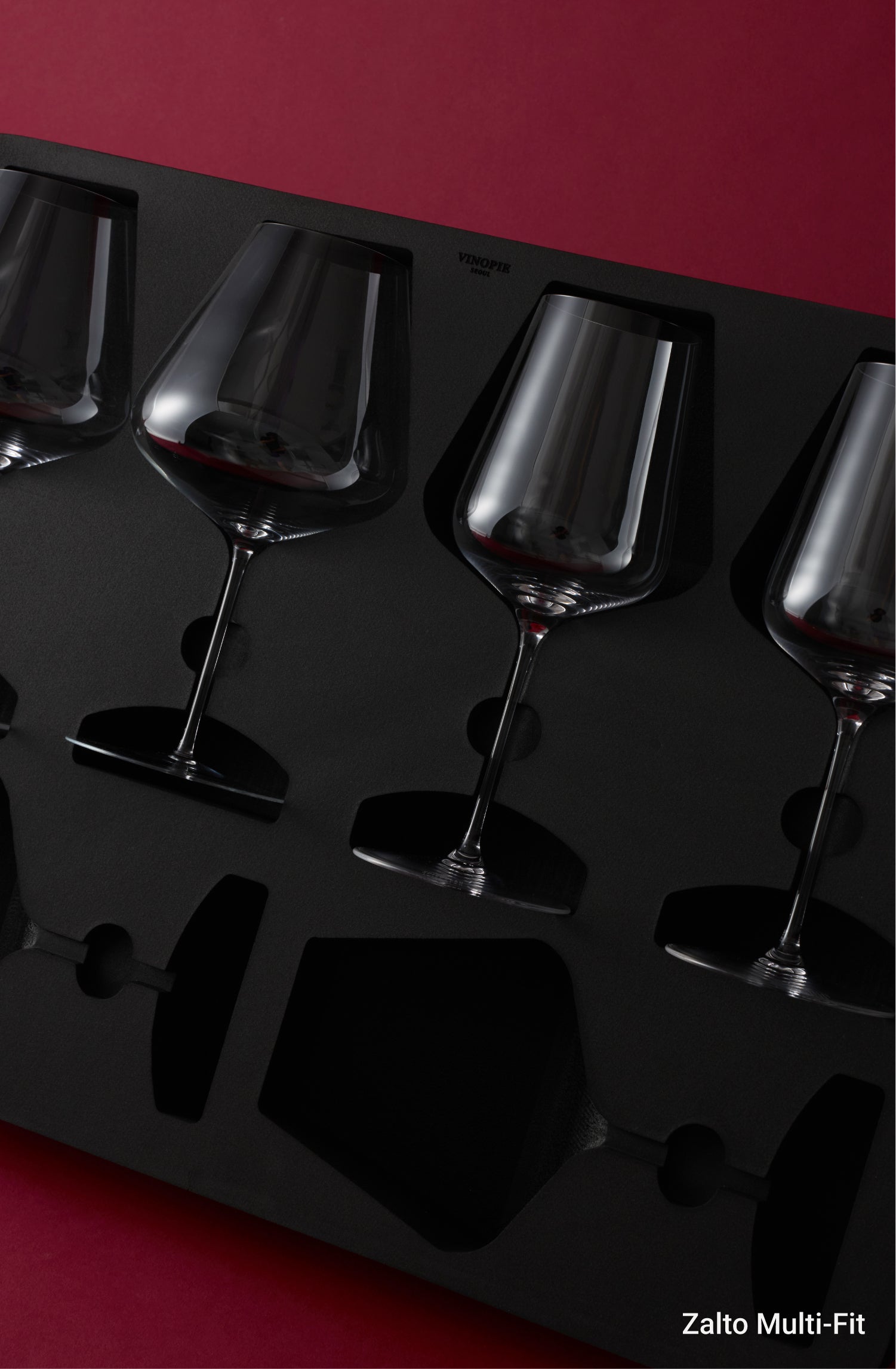 Wine Glass Case 6PCS Foam Inserts